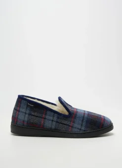 Chaussons/pantoufles Fargeot Bleu Bout Rond