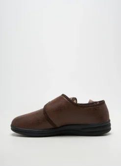 Chaussons/pantoufles Fargeot Marron Bout Rond