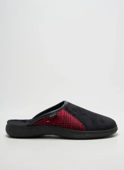 Chaussons/pantoufles Fargeot Gris Bout Rond