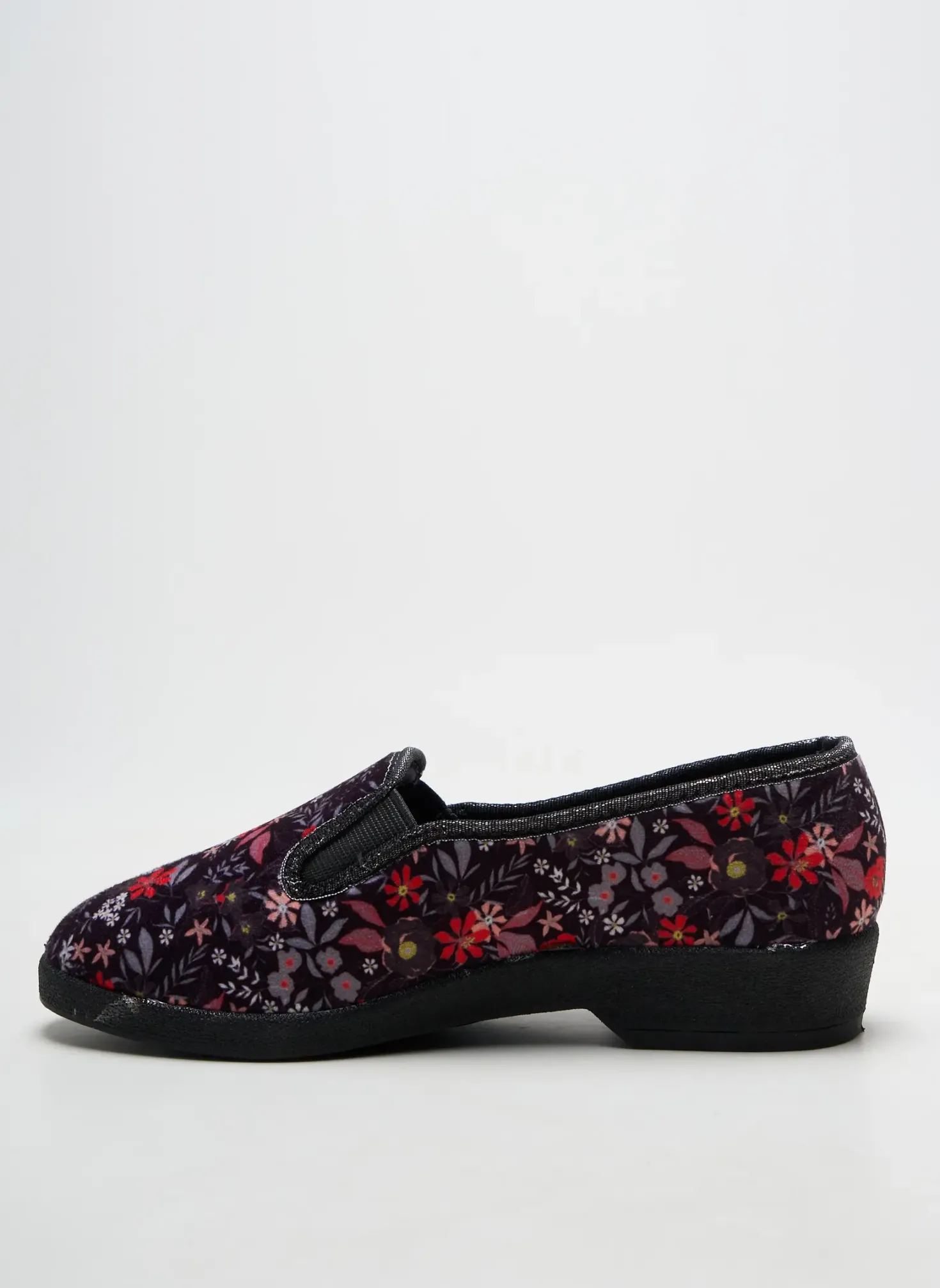 Chaussons/pantoufles Fargeot Noir Talon Plat Jusqu'à 3cm
