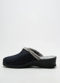 Chaussons/pantoufles Fargeot Noir Talon De 4 À 6cm