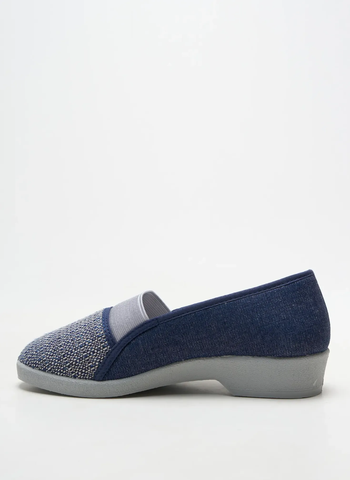 Chaussons/pantoufles Fargeot Bleu Talon Plat Jusqu'à 3cm