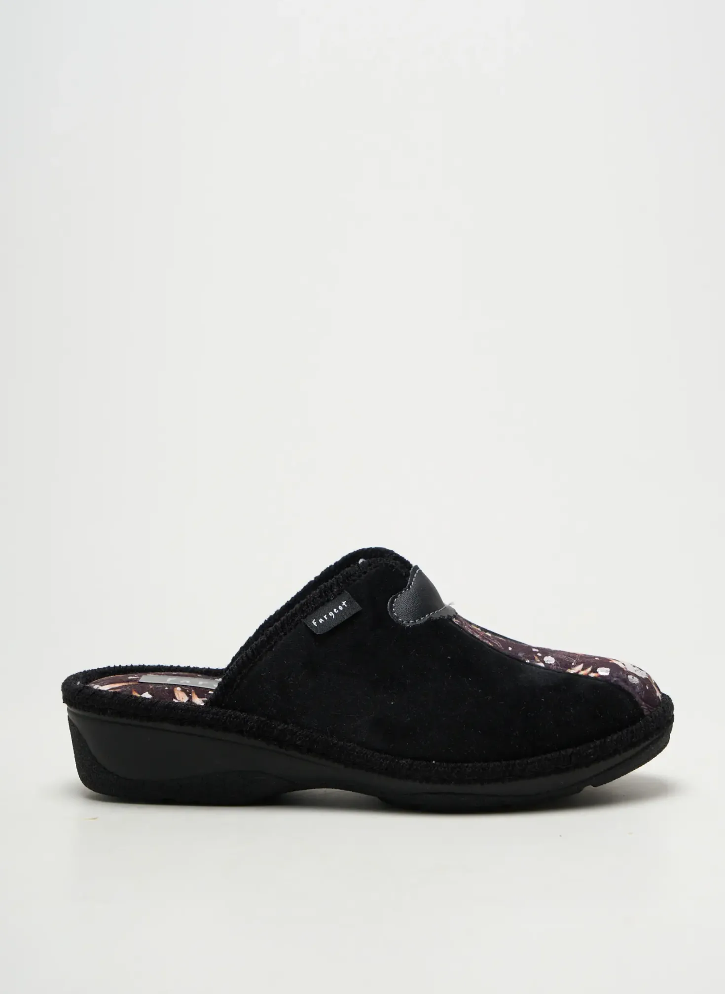 Chaussons/pantoufles Fargeot Noir Talon De 4 À 6cm