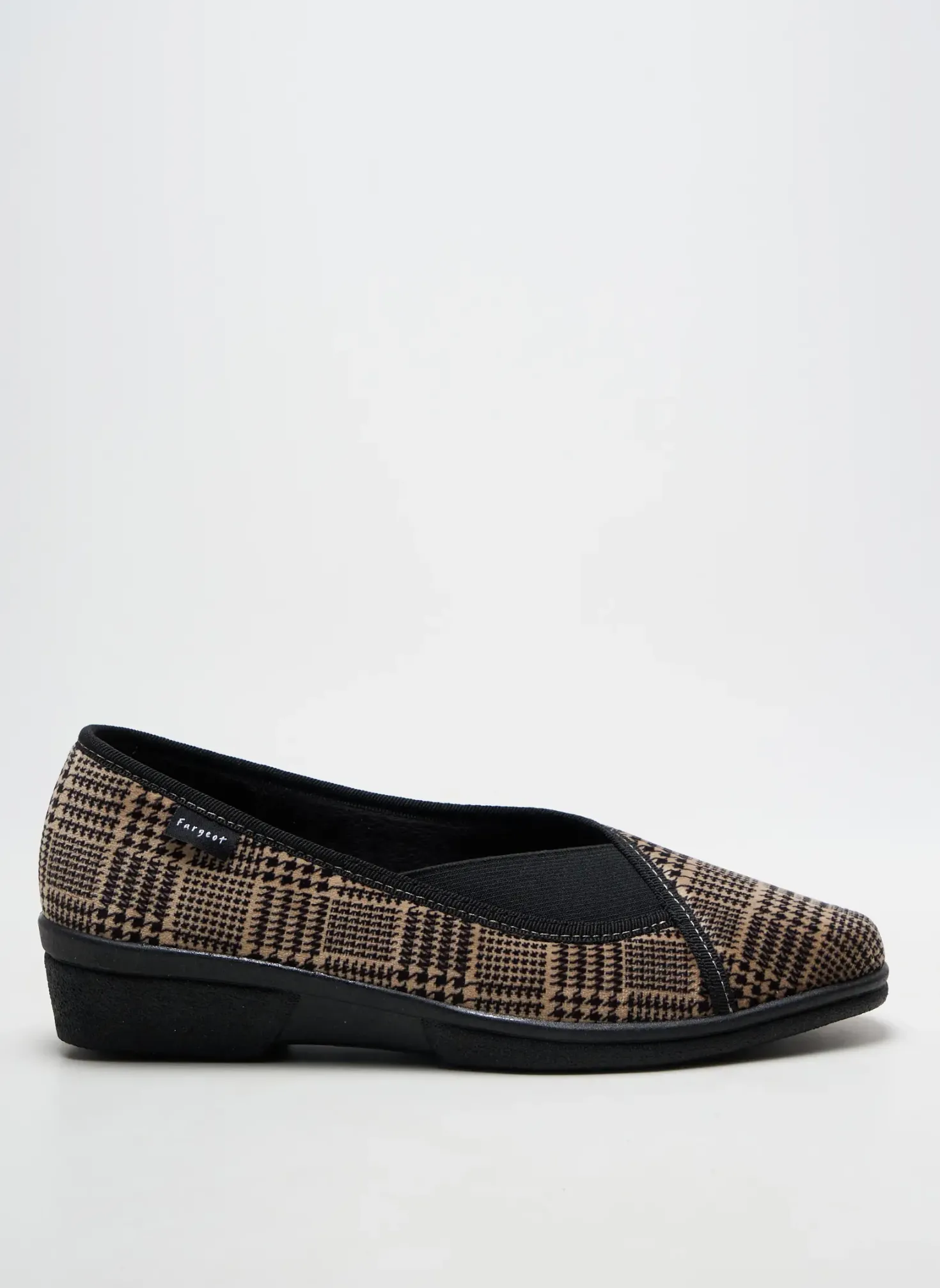 Chaussons/pantoufles Fargeot Beige Talon De 4 À 6cm