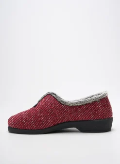 Chaussons/pantoufles Fargeot Rouge Talon Plat Jusqu'à 3cm