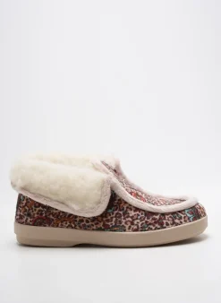 Chaussons/pantoufles Fargeot Bleu Talon Plat Jusqu'à 3cm