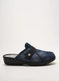 Chaussons/pantoufles Fargeot Bleu Talon De 4 À 6cm