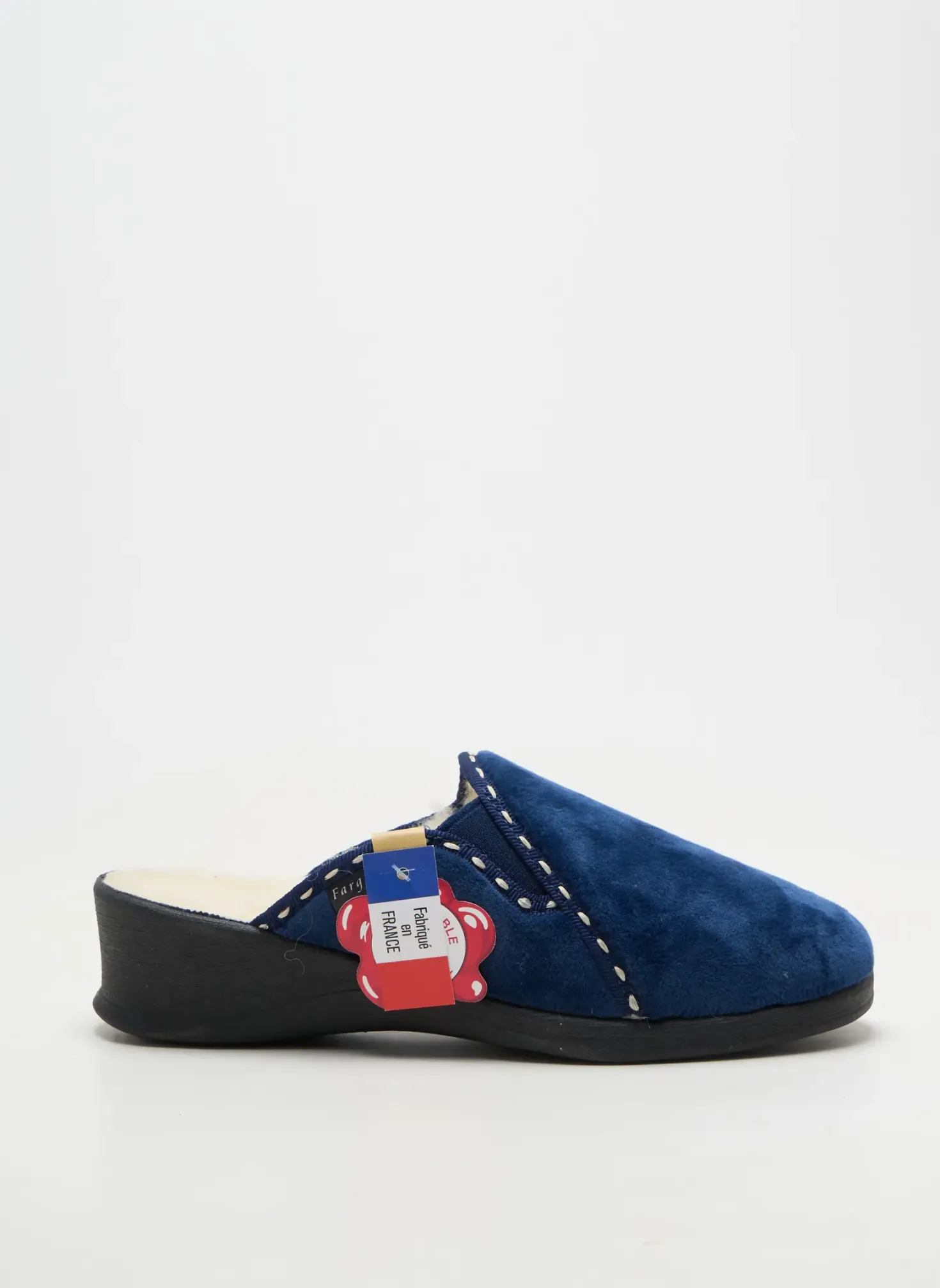 Chaussons/pantoufles Fargeot Bleu Talon De 4 À 6cm