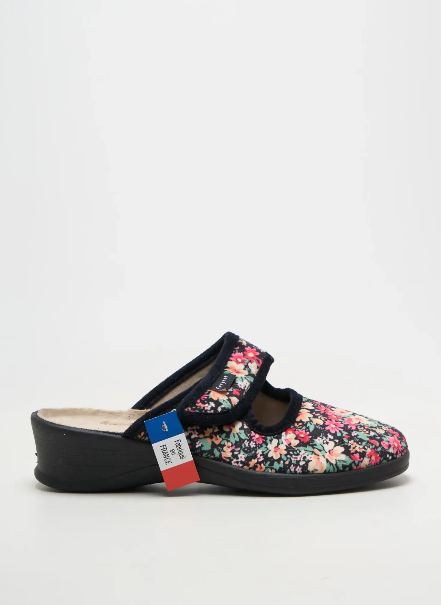Chaussons/pantoufles Fargeot Noir Talon De 4 À 6cm
