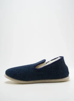 Chaussons/pantoufles Fargeot Bleu Bout Rond