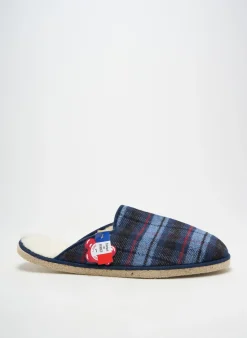 Chaussons/pantoufles Fargeot Bleu Bout Rond