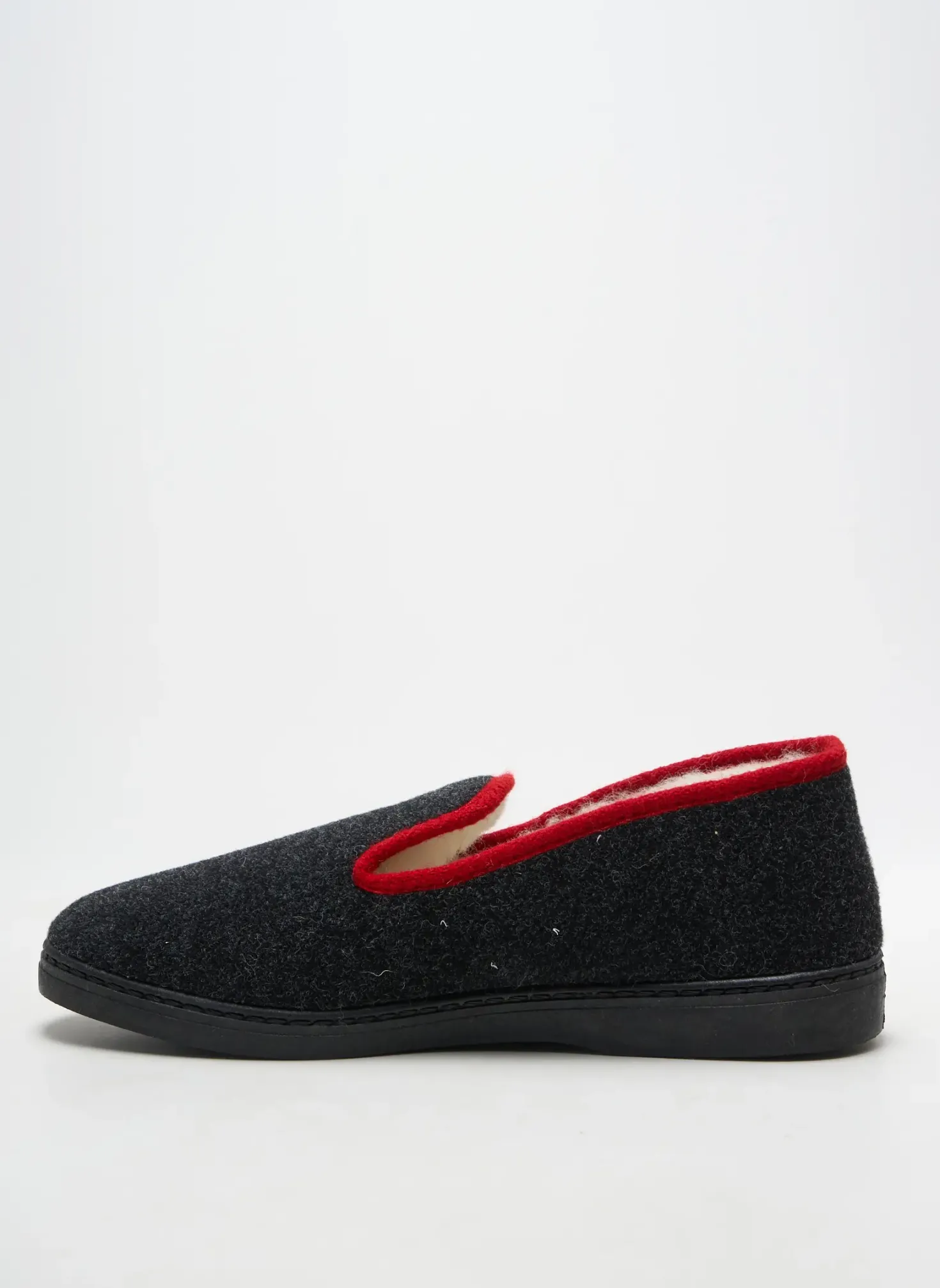 Chaussons/pantoufles Fargeot Gris Bout Rond