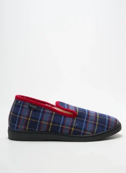 Chaussons/pantoufles Fargeot Bleu Bout Rond