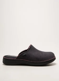 Chaussons/pantoufles Fargeot Gris Bout Rond