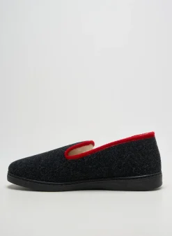 Chaussons/pantoufles Fargeot Gris Bout Rond