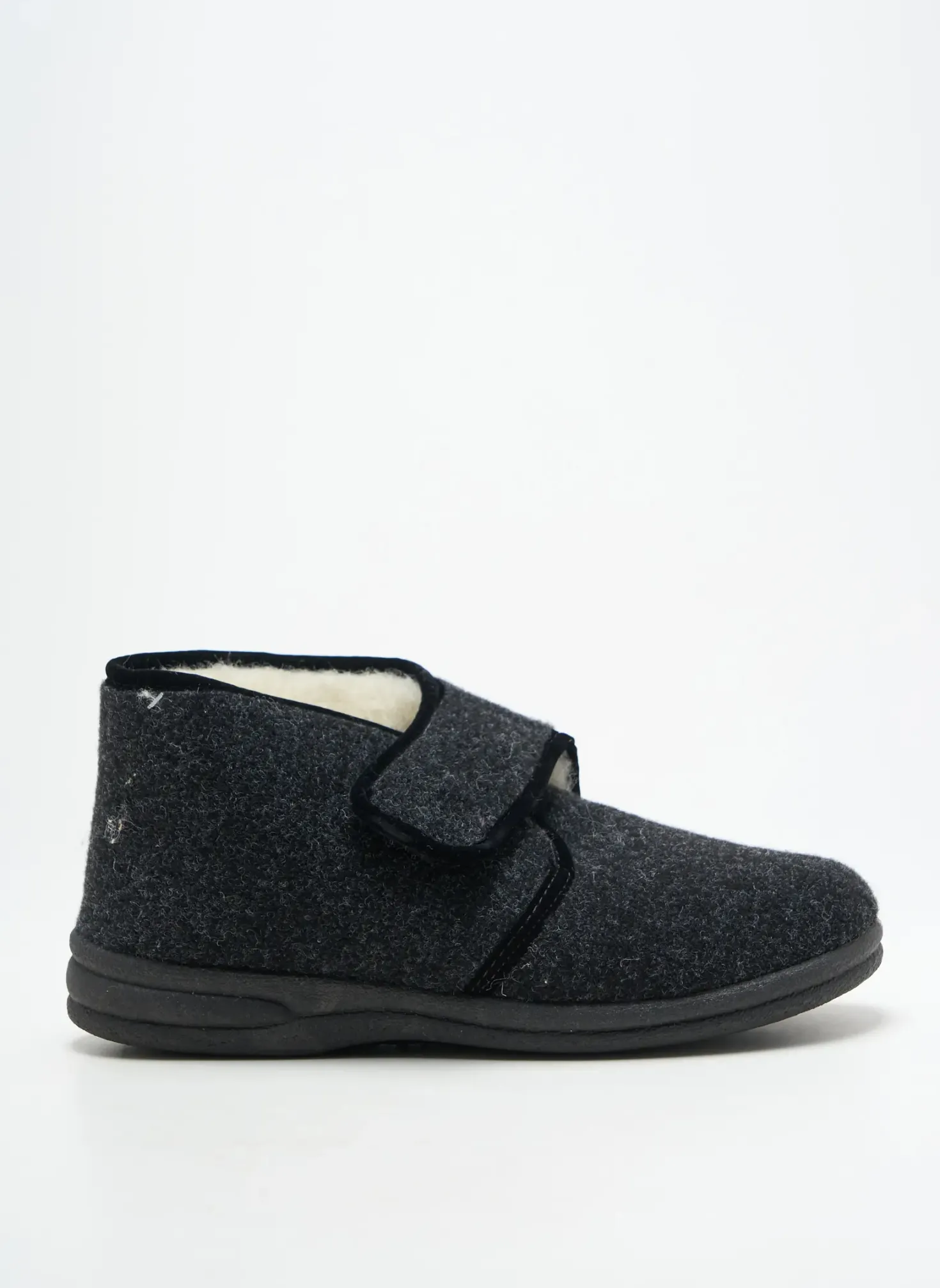 Chaussons/pantoufles Fargeot Gris Bout Rond