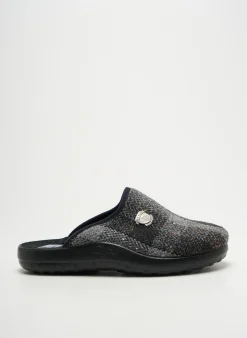 Chaussons/pantoufles Fly Flot Gris Bout Rond
