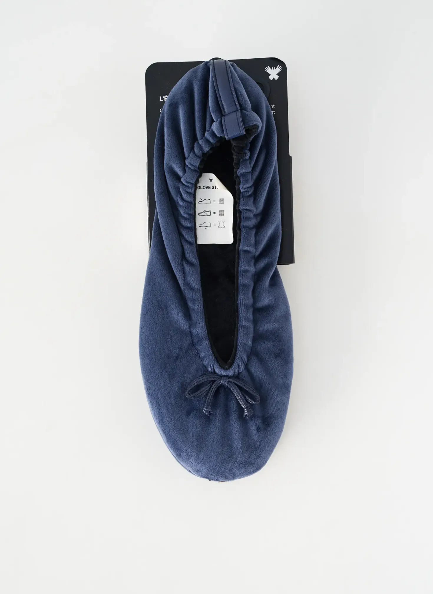 Chaussons/pantoufles Glove Story Bleu Talon Plat Jusqu'à 3cm