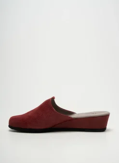 Chaussons/pantoufles Heller Rouge Talon De 4 À 6cm