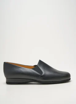 Chaussons/pantoufles Heller Noir Bout Carré