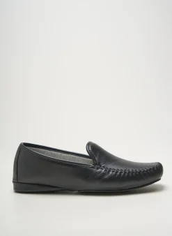 Chaussons/pantoufles Heller Noir Bout Carré