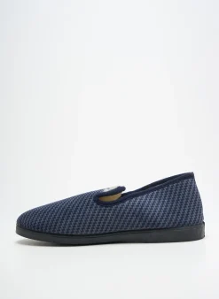 Chaussons/pantoufles Jeva Bleu Bout Rond