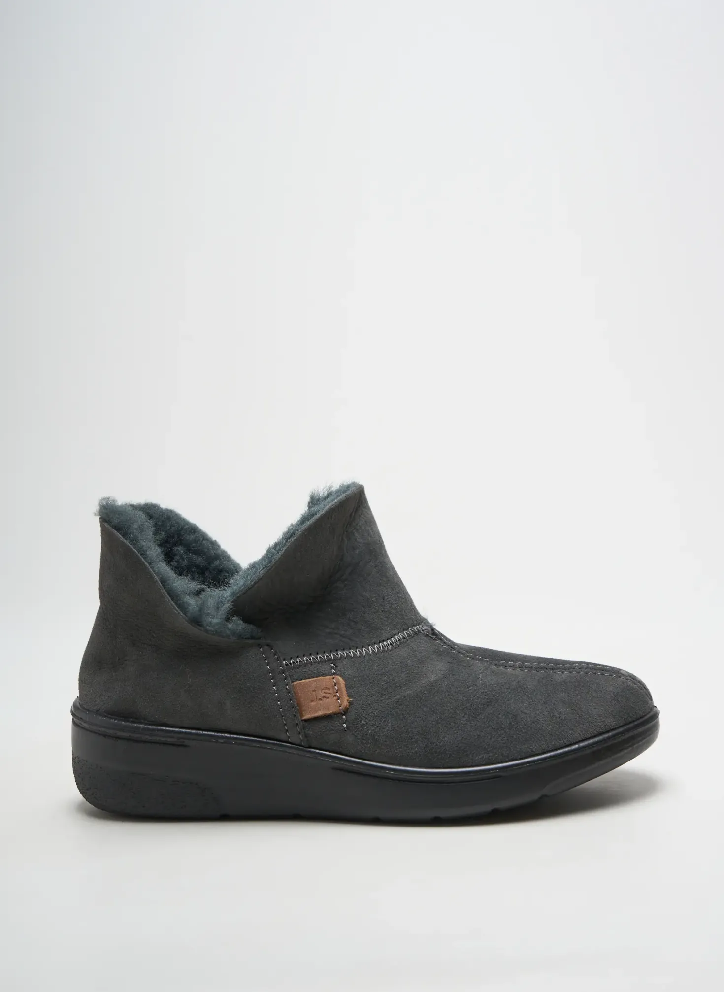 Chaussons/pantoufles Josef Seibel Gris Talon Plat Jusqu'à 3cm