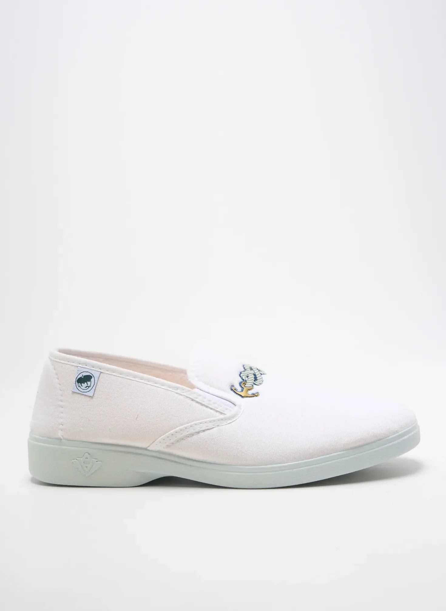 Chaussons/pantoufles La Bande À Mich' Blanc Bout Rond