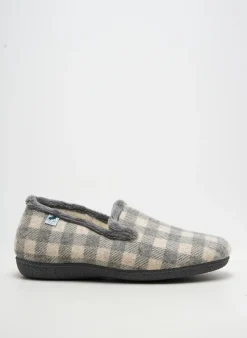 Chaussons/pantoufles La Bande À Mich' Gris Bout Rond
