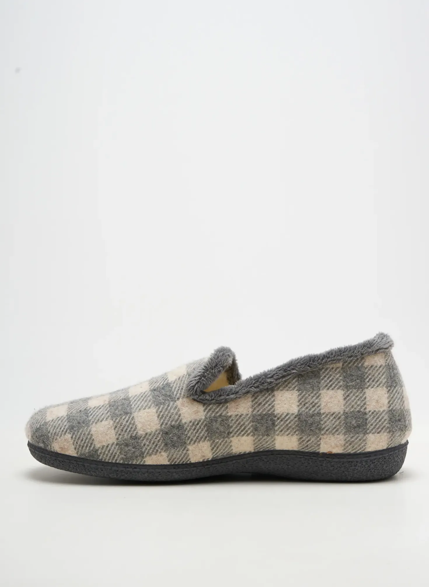Chaussons/pantoufles La Bande À Mich' Gris Bout Rond