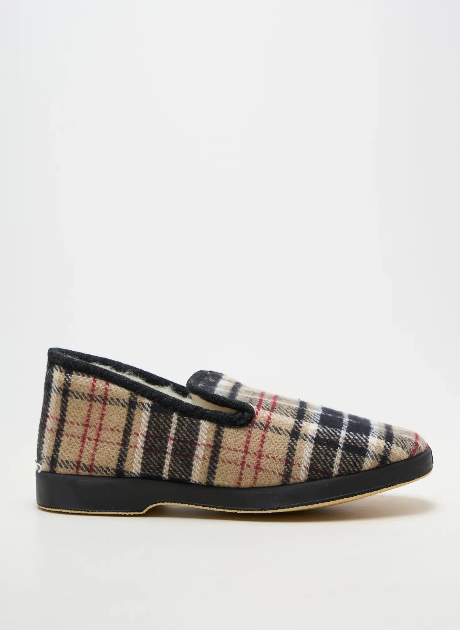 Chaussons/pantoufles La Maison De L'espadrille Beige Bout Rond