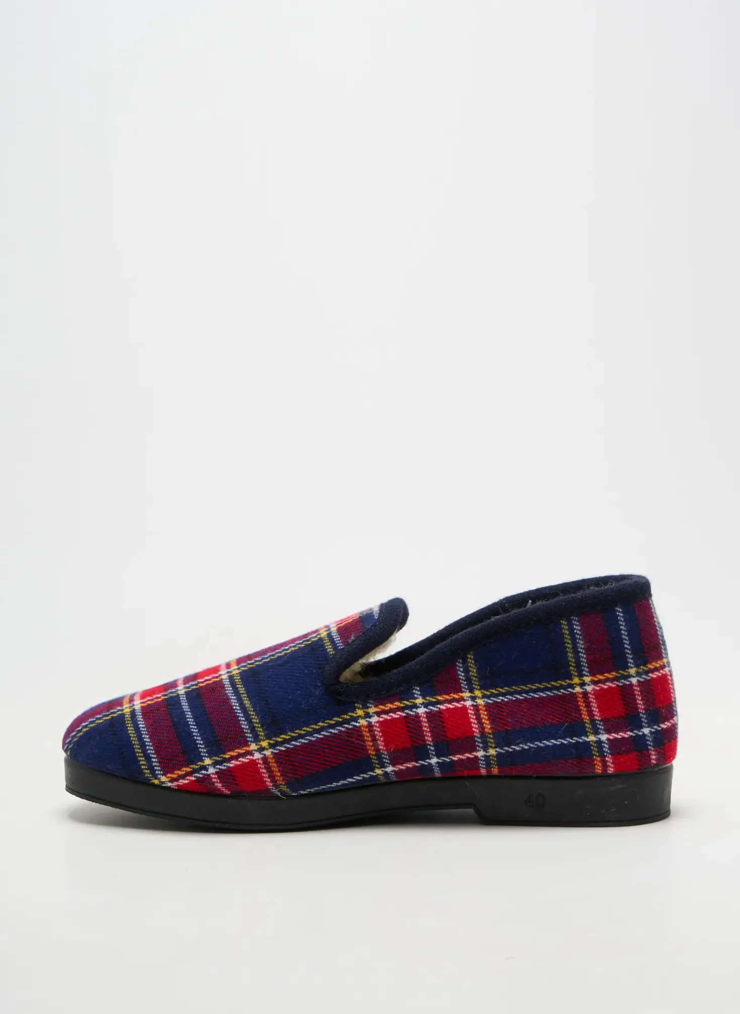 Chaussons/pantoufles La Maison De L'espadrille Bleu Bout Rond