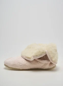 Chaussons/pantoufles L'atelier Charentaises Beige Talon Plat Jusqu'à 3cm