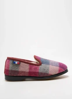 Chaussons/pantoufles La Vague Rose Talon Plat Jusqu'à 3cm