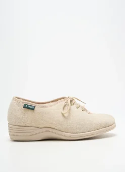 Chaussons/pantoufles La Vague Beige Talon Plat Jusqu'à 3cm
