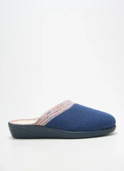Chaussons/pantoufles La Vague Bleu Talon Plat Jusqu'à 3cm