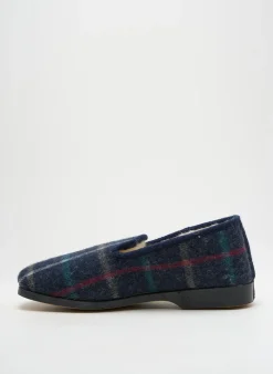 Chaussons/pantoufles La Vague Bleu Bout Rond