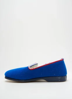 Chaussons/pantoufles La Vague Bleu Bout Rond