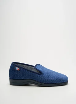 Chaussons/pantoufles La Vague Bleu Bout Rond