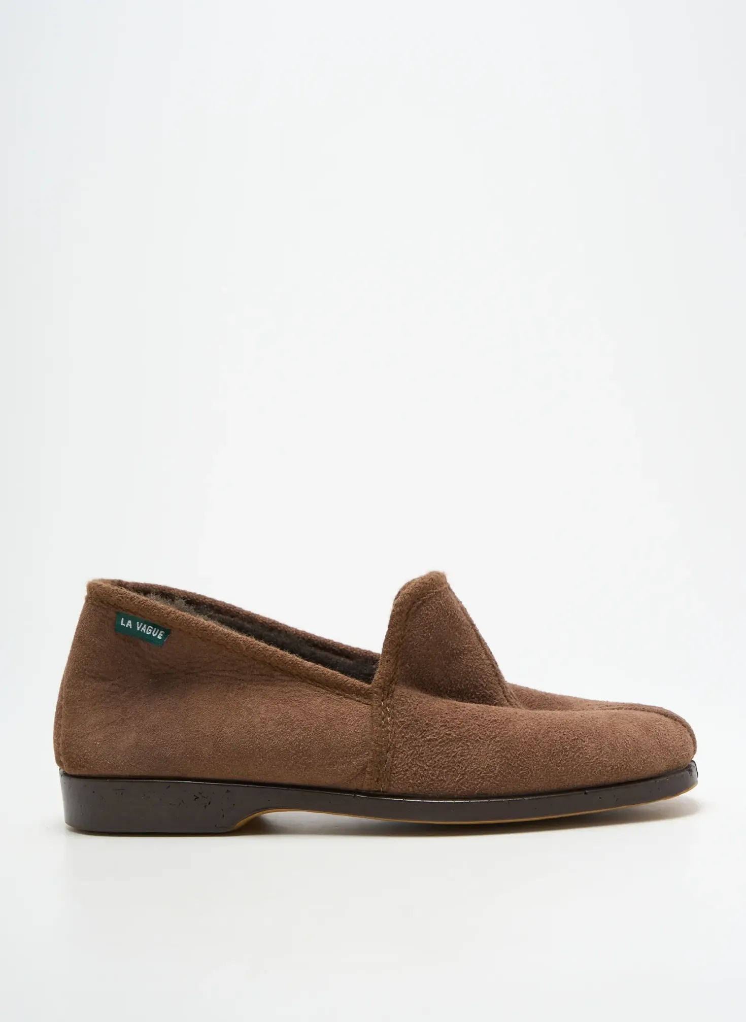 Chaussons/pantoufles La Vague Marron Bout Rond