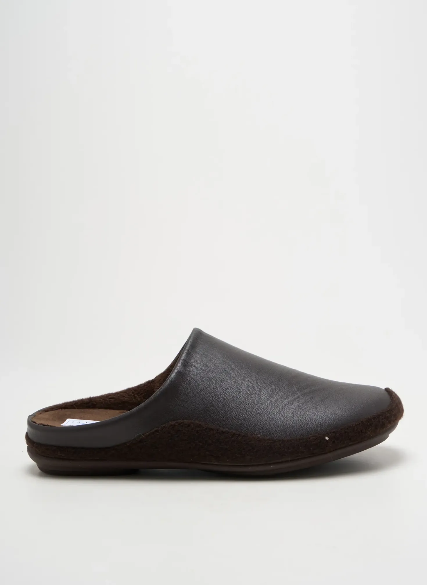 Chaussons/pantoufles La Vague Marron Bout Rond