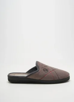 Chaussons/pantoufles Roal Gris Bout Rond