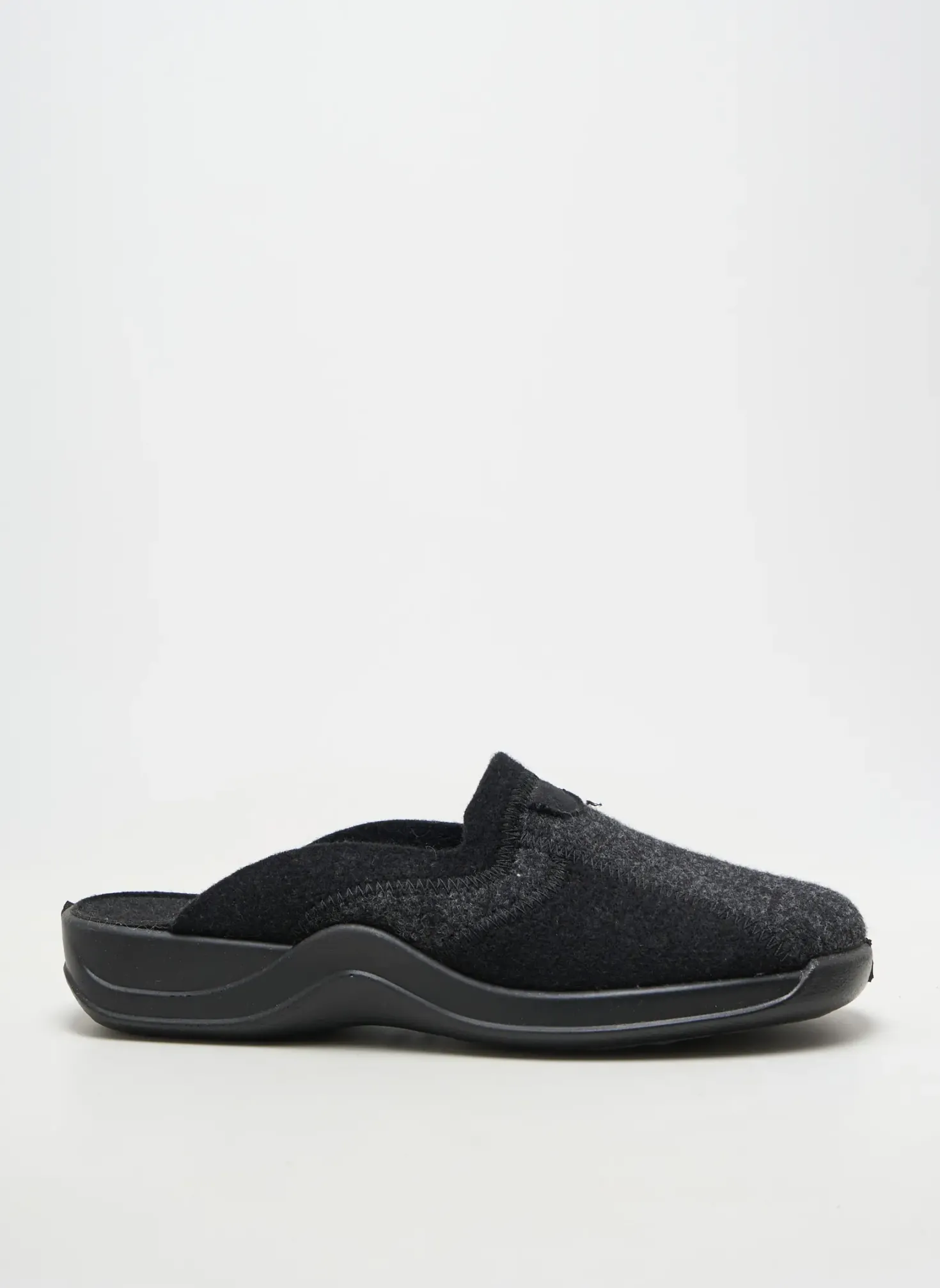 Chaussons/pantoufles Rohde Noir Bout Rond
