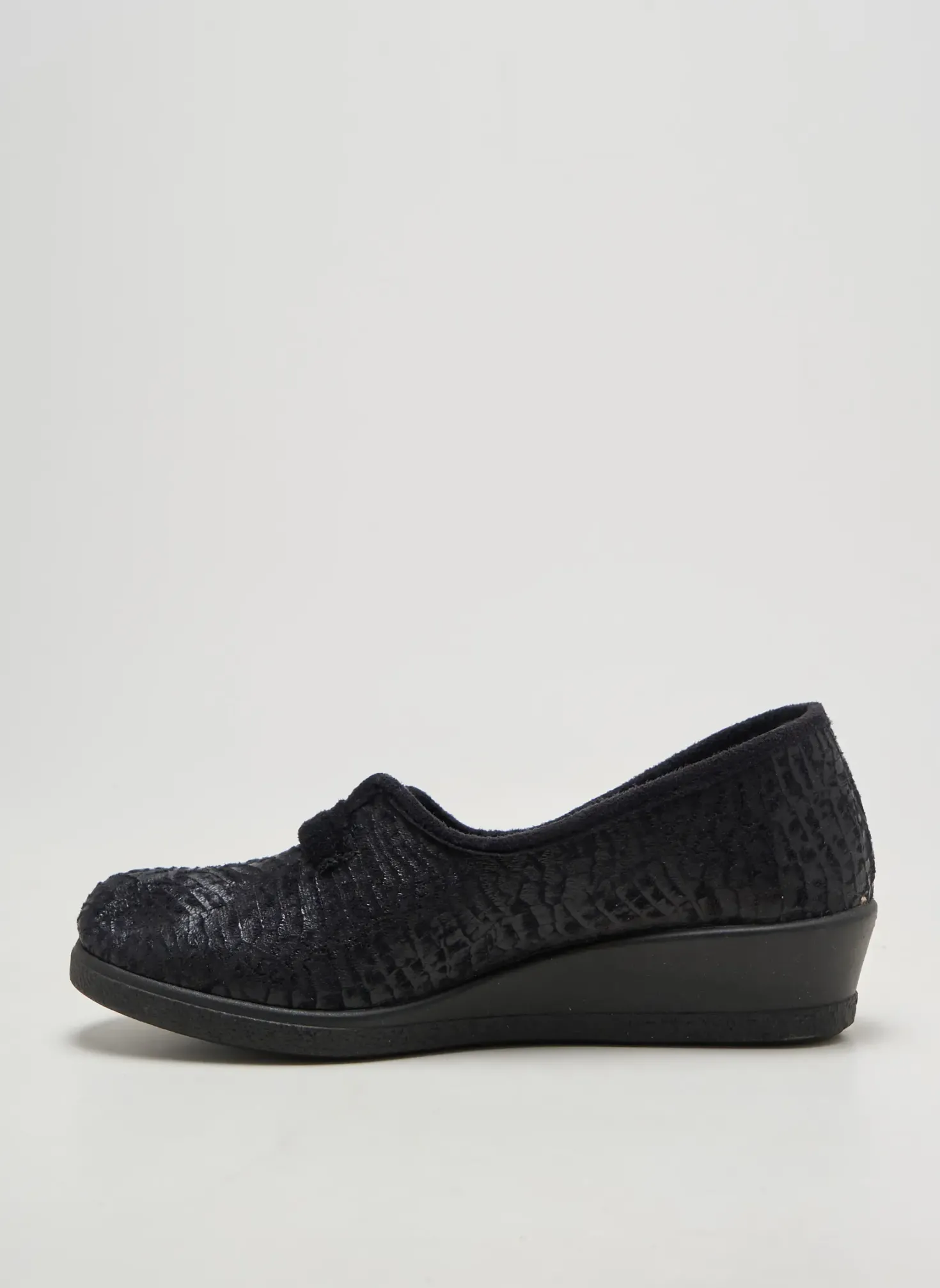Chaussons/pantoufles Rohde Noir Talon Plat Jusqu'à 3cm