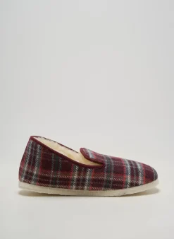 Chaussons/pantoufles Sedagyl Rouge Talon Plat Jusqu'à 3cm