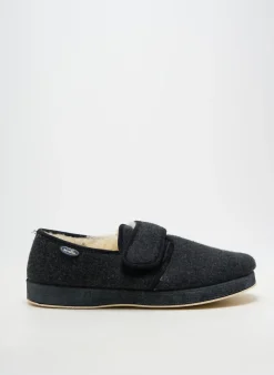Chaussons/pantoufles Semelflex Gris Bout Rond