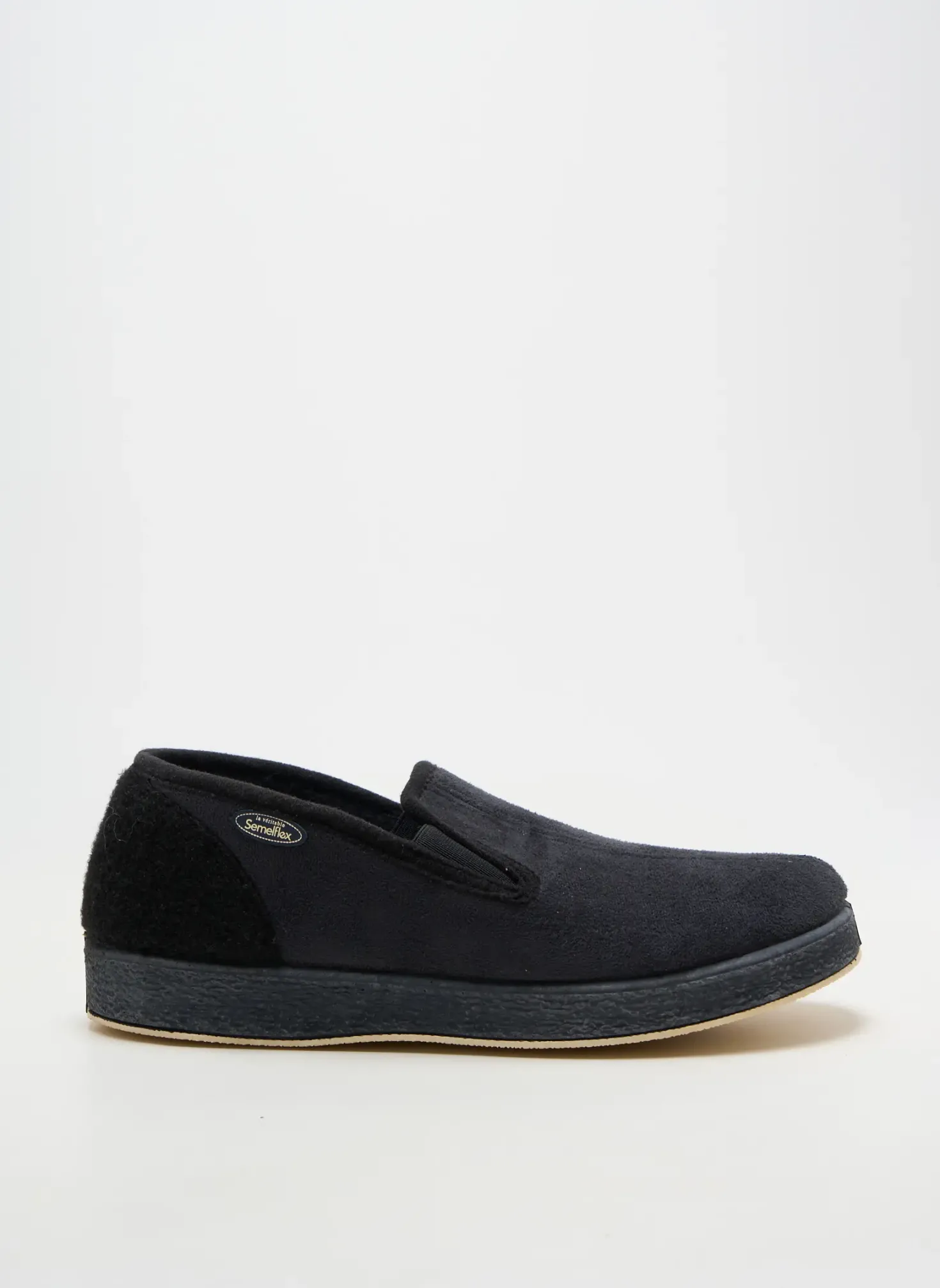 Chaussons/pantoufles Semelflex Gris Bout Rond