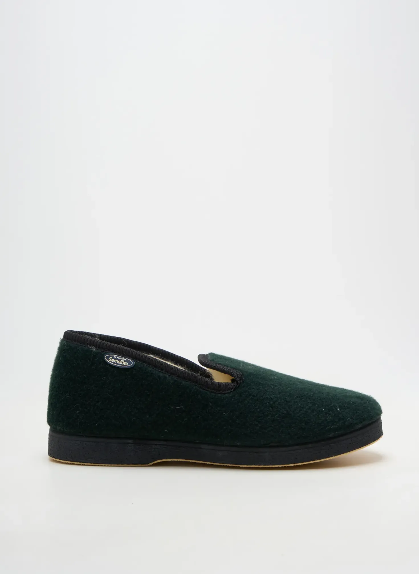 Chaussons/pantoufles Semelflex Vert Bout Rond