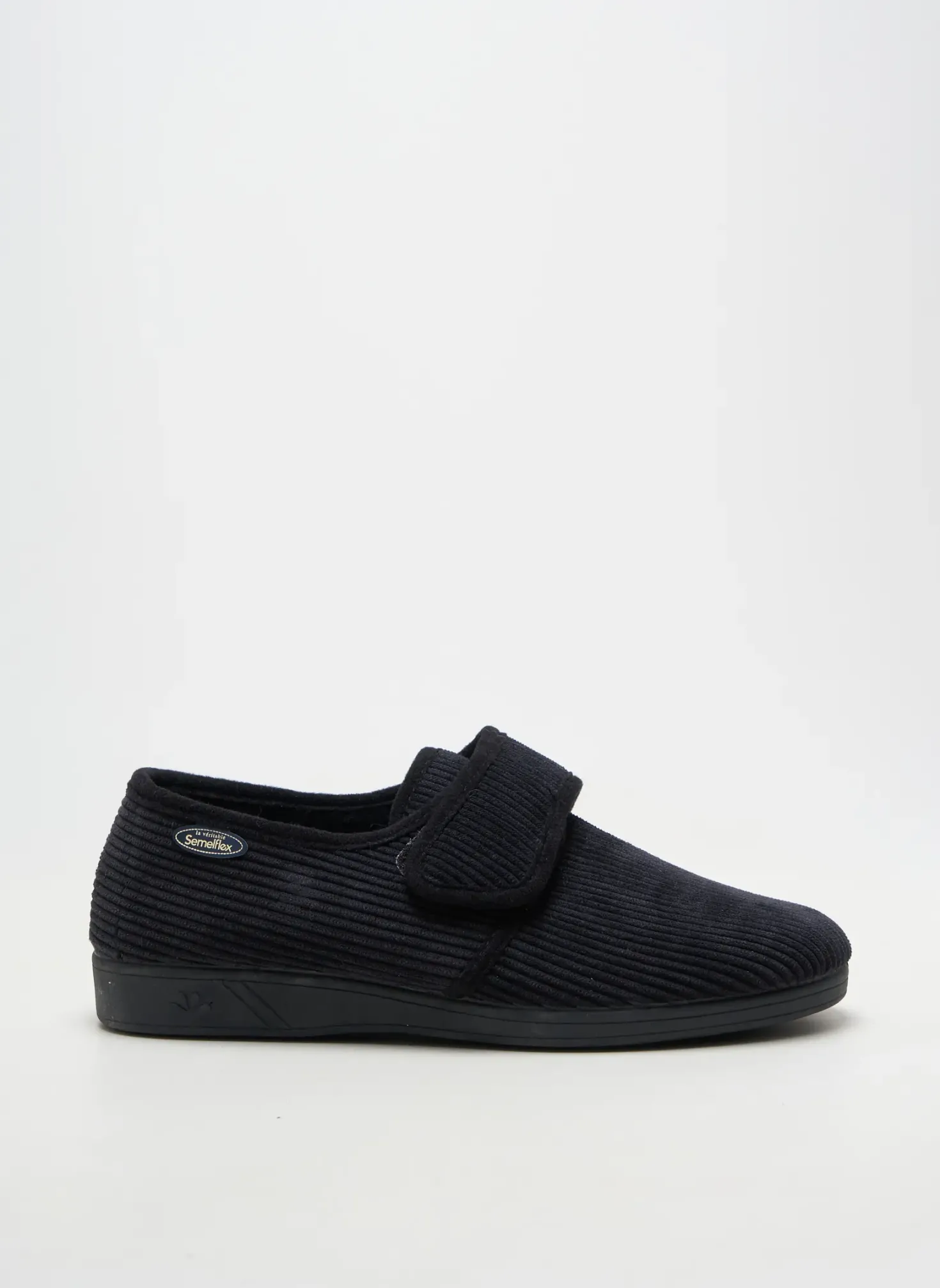 Chaussons/pantoufles Semelflex Noir Bout Rond