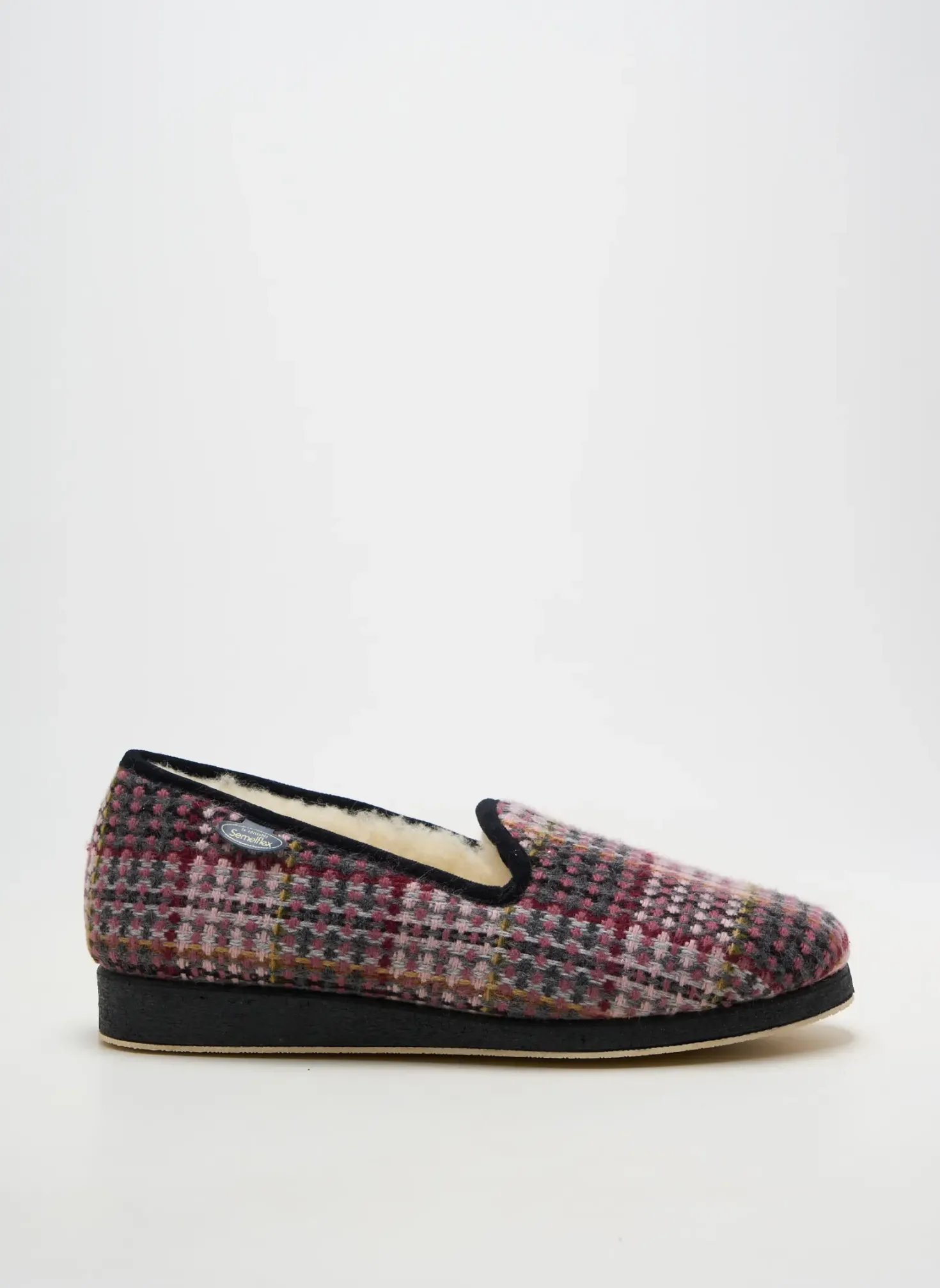 Chaussons/pantoufles Semelflex Rose Talon Plat Jusqu'à 3cm